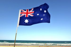 Australian-flag-beach